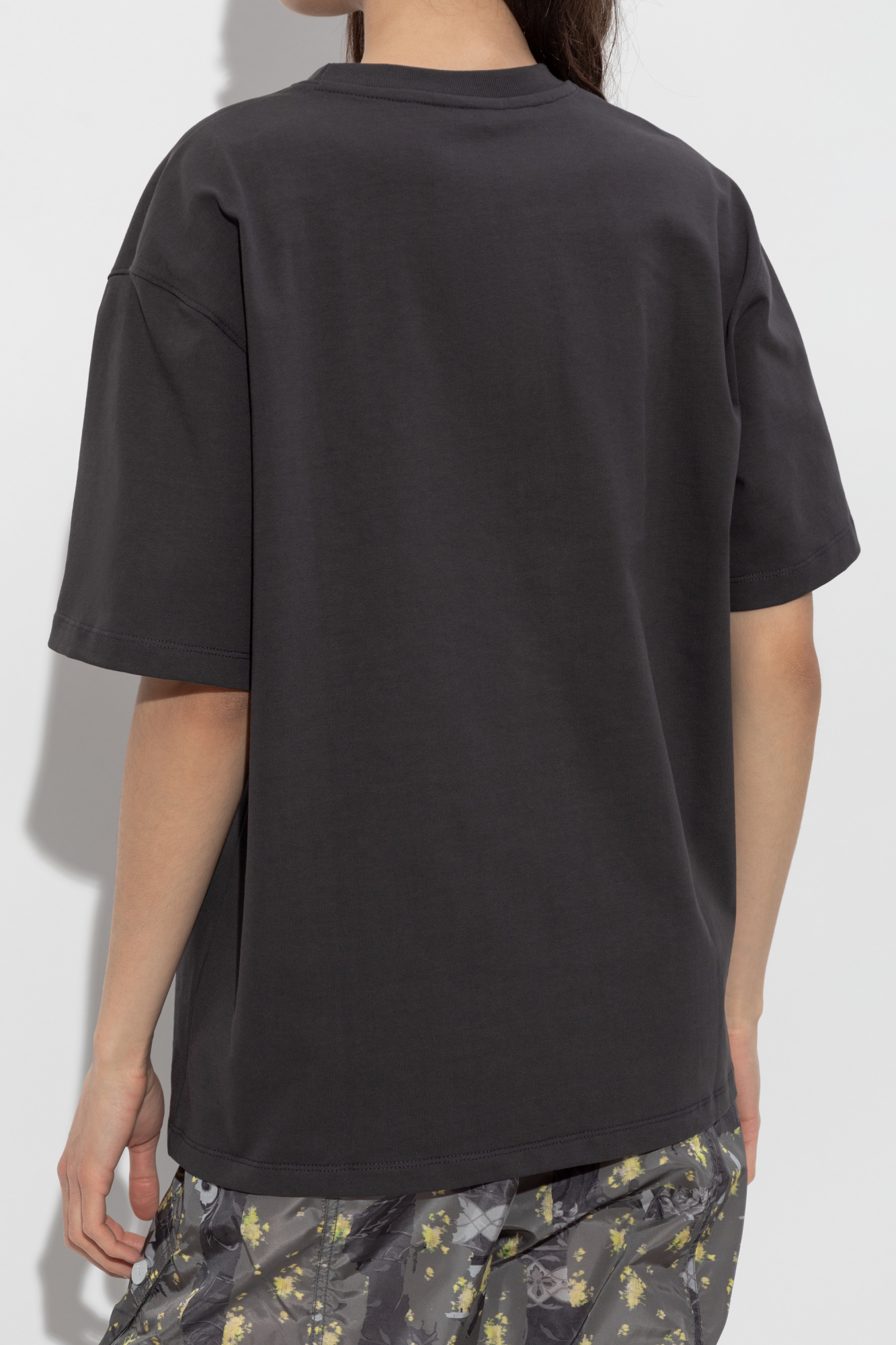 トップス GANNI 2025 SS Shirt Ganni T-shirt with embroidered logo | Women's | Vitkac